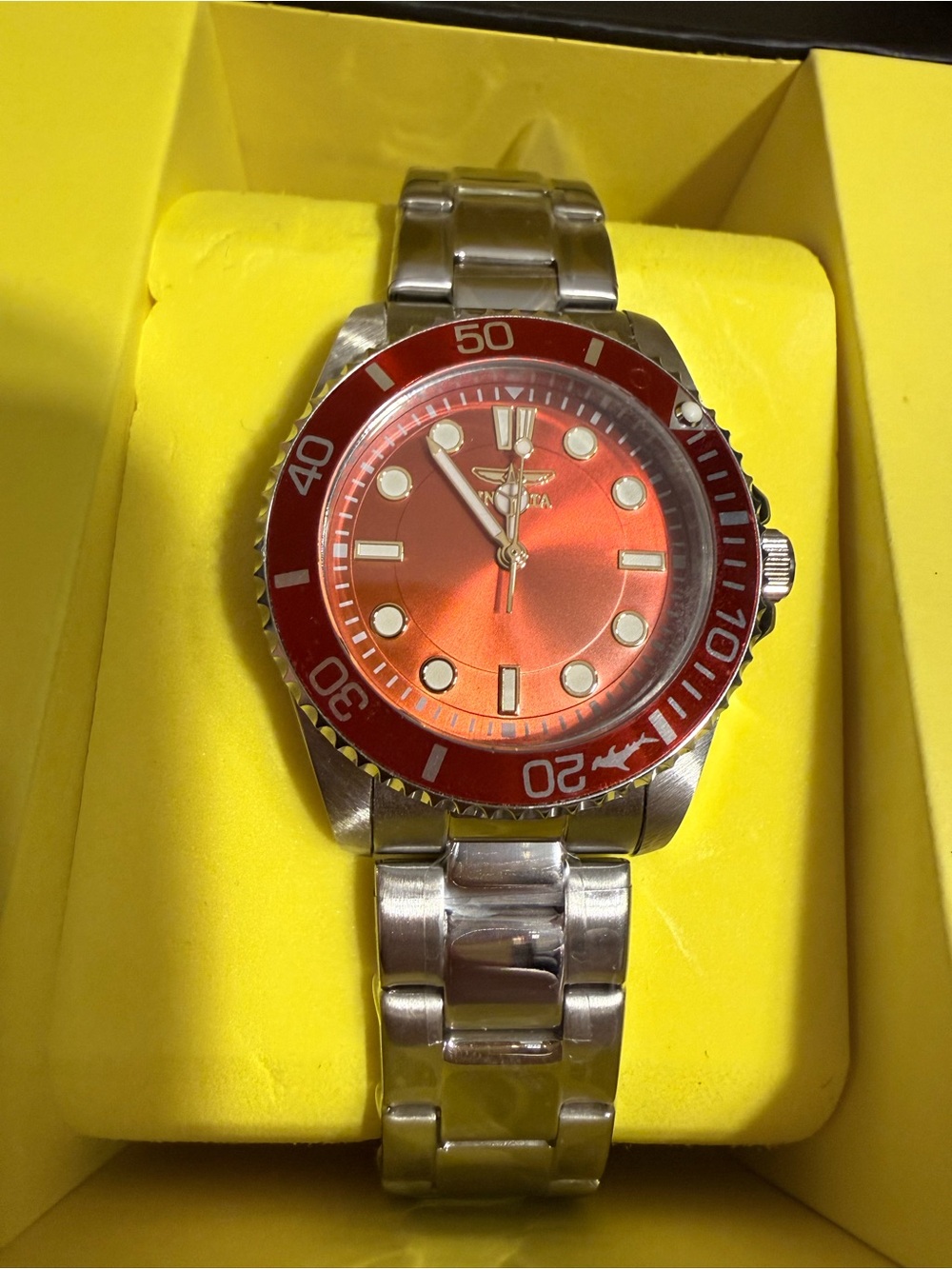 NEW Invicta Pro Diver Women's Watch - 34mm, Steel, Deep Red